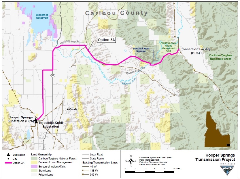 BPA Transmission Line Map